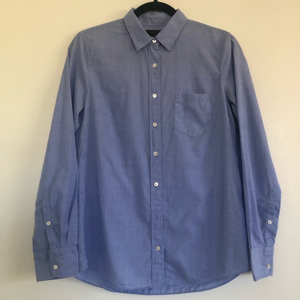 j. Crew Black label Women’s Classic-Fit Boy Shirt.